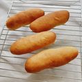 ●ゆゆゆ●'s cooksnap of when they made バナナのふんわりスティックパン♪.