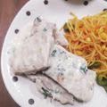 そらてんママ's cooksnap of when they made うまっ♡豚肉の大葉ミルクソース.