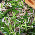 料理をするあっきー's cooksnap of when they made 挽肉ともやしのピリ辛炒め.
