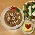 ゆき☆ひろ's cooksnap of when they made ❤誕生日にケーキ風ハンバーグ❤.