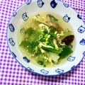 ふたごゆき's cooksnap of when they made ほうれん草と卵のすまし汁.