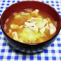 ととろ＆めい's cooksnap of when they made キャベツと豚ひき肉のお味噌汁.