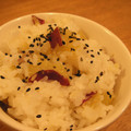 あきのぶどう's cooksnap of when they made 超簡単！　さつまいもご飯.
