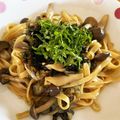 よーこ♡♡'s cooksnap of when they made なすとしめじの和風スパゲティ.