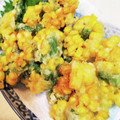 お山のエイ's cooksnap of when they made 甘〜い♡とうもろこしとインゲンのかき揚げ.