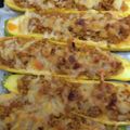 KIMI猫大好き's cooksnap of when they made 簡単♪ズッキーニの肉詰め／チーズ焼き.