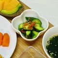 にきけん's cooksnap of when they made 簡単～たたき胡瓜の熱々桜えびタレかけ♪.