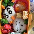 クックKB6U9C☆'s cooksnap of when they made クレヨンしんちゃんとシロのキャラ弁.