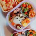 クックKB6U9C☆'s cooksnap of when they made トトロおにぎり＊キャラ弁.