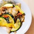 干芋くん's cooksnap of when they made 10分夕食★無限ズッキーニ味噌バタバジル.