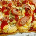 メルス's cooksnap of when they made パイシートで簡単ベーコンポテトピザ☆.