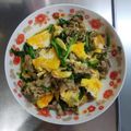 彩音ｍａｍａ's cooksnap of when they made 豚肉とにらとたまごの中華風炒め.