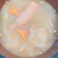 mignon:9's cooksnap of when they made 残ったカレーでリメイクスープ.