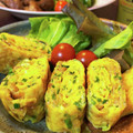 よしよしのキッチン☆'s cooksnap of when they made ひき肉と青ネギの卵焼き.