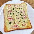 ＊なぁ＊'s cooksnap of when they made ベーコンとマヨネーズのトースト.