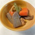 YU-ZEN's cooksnap of when they made こんにゃくの甘辛煮～お弁当✩おつまみに～.