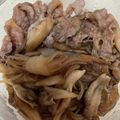 ぱんだ×ぱんだ's cooksnap of when they made 切り落としで♪牛肉と舞茸と白滝の甘辛炒め.