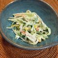 ｊｏｃｏｍｏｍｏｌａ's cooksnap of when they made きゅうりとコーンとかにかまのデリサラダ.