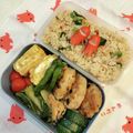 モコナもどき's cooksnap of when they made 豚ニラハンバーグ◎お弁当に◎.