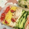 モコナもどき's cooksnap of when they made お弁当にきゅうりとカニカマでミニスイカ.