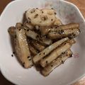 クックMVXCM0☆'s cooksnap of when they made ごぼうの甘酢炒め.