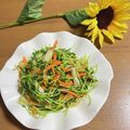 chi−ちゃん's cooksnap of when they made 豆苗＊竹輪＊人参の簡単炒め.