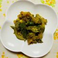 チェックのミニくま's cooksnap of when they made 夏野菜のカレー風味★HOTサラダ.