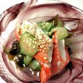 大魔女's cooksnap of when they made 胡瓜と若布の酢の物.