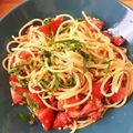 クックPPUDQ2☆'s cooksnap of when they made 和えるだけ！トマトとツナの冷製パスタ.