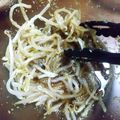 momonga:3's cooksnap of when they made レンジで簡単！もやしのやみつきナムル.