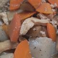 あゆたっくん's cooksnap of when they made 舞茸・新ごぼう・牛肉・人参の煮物.