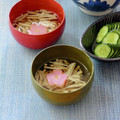 runa10's cooksnap of when they made 〖牛蒡とえのき茸の澄まし汁〗.