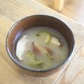 みるく茶's cooksnap of when they made 苦味を少し取った☆ゴーヤのお味噌汁.