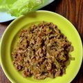 ☆さぶ☆☆'s cooksnap of when they made ピリ辛！甘辛！肉味噌そぼろのレタス包み.