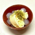 にきけん's cooksnap of when they made わらび餅のアイス添え.