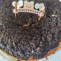 ふたごのママえりえり's cooksnap of when they made ●オレオのベイクドチーズケーキ.