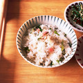 chii198's cooksnap of when they made みょうがの甘酢漬けとしらすの混ぜご飯.