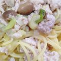 ★りっちゃん♪'s cooksnap of when they made 白だしで！豚こまと葱の和風パスタ！.