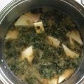 Ruriluru's cooksnap of when they made 磯の香り＊あおさのお味噌汁＊.