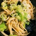 ふか谷's cooksnap of when they made ごま油でおいしさUP♪簡単海苔パスタ.