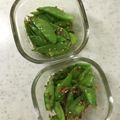 Ruriluru's cooksnap of when they made 絹さやのおかか和え.