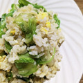 mufuron's cooksnap of when they made 我が家noしらすレタス炒飯.