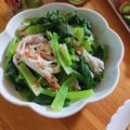 かわゆう1211's cooksnap of when they made 小松菜とカニカマのナムル風.