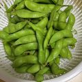 まゆりん♪♪♪'s cooksnap of when they made 速くて美味い！枝豆の塩蒸し焼き.