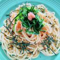 kose's cooksnap of when they made たらこスパゲッティ.
