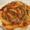 papikun's cooksnap of when they made HM使用25分♪簡単ピザパンおやつランチ.