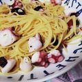 hozunyam's cooksnap of when they made 絶対に美味いタコのペペロンチーノ.