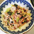 pimpa44's cooksnap of when they made 小松菜と豚肉の煮物.