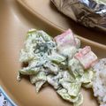 たべたべこ's cooksnap of when they made レンジ☆青梗菜とカニカマの胡麻マヨサラダ.