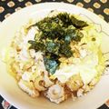 龍青空ママ's cooksnap of when they made 豆腐卵丼（自分流）.